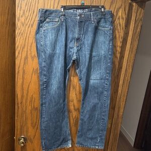 Nautica Men's Straight-Leg Jeans in Medium Blue Denim